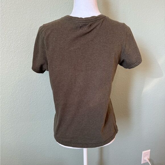 Pact T-shirt Short Sleeve Brown Casual Minimalist Cotton Sustainable Medium - Picture 2 of 5
